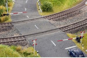 NOC14307 - Barrieren mit Andreaskreuz