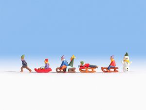 NOC15819 - Kinder im Schnee