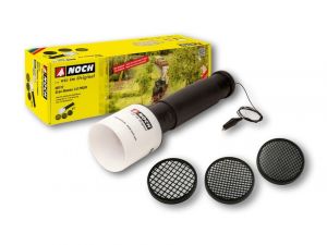 NOC60112 - Gras-Master 3.0 PROFI mit 3 Sieben zum Beflocken - 8 x 1;5 V AA-Batterien