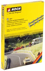NOC60511 - Geländer von insgesamt 100 cm mit 60 Pollern