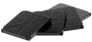 NZG7872 - 4 Stabilisierungsplatten für Miniaturkran 20 x 20 x 2;4 mm