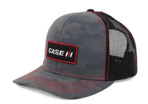 OBT173 - CASE IH Graue Camouflage-Kappe mit schwarzem Netzrücken