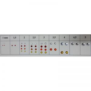 ART04355O - 2 orange Rundlichter 3;5 mm