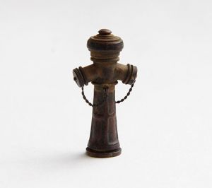 PLSEL027 - 2 Mini-Hydranten 3 cm zum Bemalen