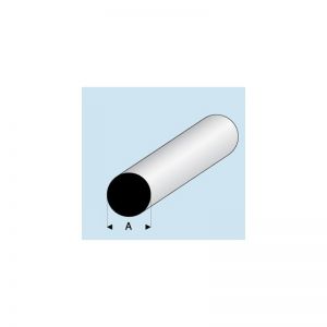 ART2400-54 - Rundes Styrolprofil Durchmesser 2mm - 3x33cm