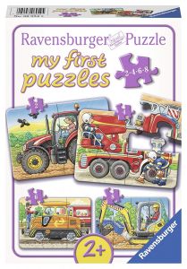 RAV069545 - 4 Puzzles - 2;4;6;8 Teile - Fahrzeuge