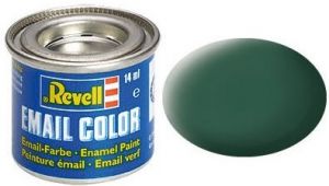 REV32139 - Matte dunkelgrüne Emaillefarbe 14ml