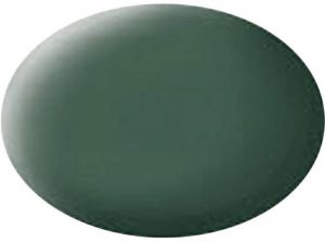 REV36139 - Matt dunkelgrüne Acrylfarbe 18 ml Topf