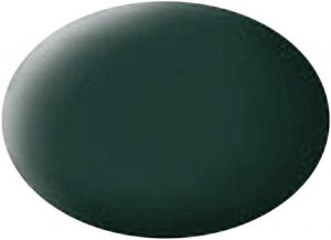 REV36140 - Mattschwarze grüne Acrylfarbe 18 ml Dose