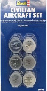 REV39072 - Civilian Aircraft Acrylfarben-Set 6 Farben 5ml Glas