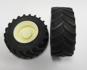 ART04271B - 2x Weißes Traktor-Vorderrad 47mm