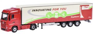 SCH22060 - MERCEDES Actros 4x2 mit Halbplane Fliegl 3 Achsen