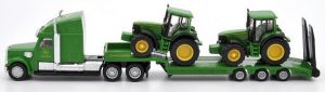 SIK1837 - Lkw 6x4 mit Tieflader Maschinentransporter mit JOHN DEERE 6920 und 6820 Ech:1/87