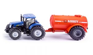 SIK1945 - NEW HOLLAND T7070 mit Güllefass ABBEY 1-achsig