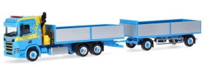 HER926072 - SCANIA CR 20 ND 6x4 Kipper mit Kran und Anhänger 1+1 Achsen MARTIN WITTWER