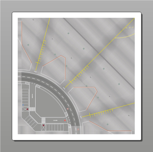 HER558969-001 - Grundplatten für Flugsicherungsturm – 2 Stück