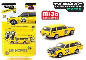T64G-026-ME2 - DATSUN Bluebird 510 Wagon Mooneyes gelb und schwarz