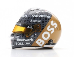 SPA5HF164 - Helm – Fernando ALONSO – ASTON MARTIN Aramco F1 Team – GP England 2024
