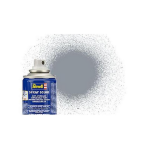 REV34191 - Spray-Acrylfarbe Metallic-Grau glänzend 100ml
