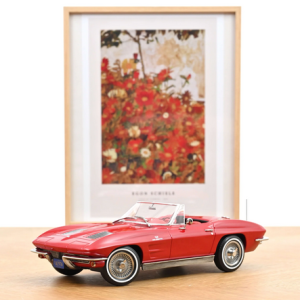 NOREV189056 - CHEVROLET Corvette Sting Ray Cabriolet 1963 Rouge Riverside