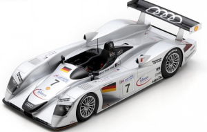 SPA18S839 - AUDI R8 #7 3. Platz 24 Stunden von Le Mans 2000 M. ALBORETTO-R. CAPELLO-C. ABT