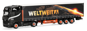 HER320023 - MERCEDES BENZ Actros L 2018 4x2 mit 3-Achs-Anhänger FERNTRANS HAAS