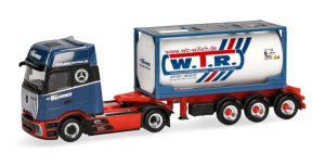 HER320443 - MERCEDES BENZ Actros L 4x2 mit 20-Fuß-Container-Auflieger 3-Achs BERMES