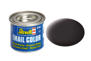 REV32106 - Matte Teerschwarze Emaillefarbe 14ml