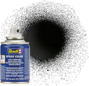 REV34107 - Glanzschwarzer Acryl-Sprühlack 100ml