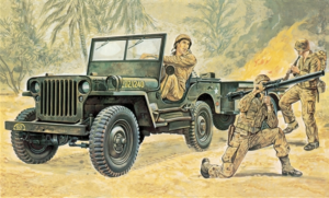 ITA0314 - JEEP Willys zum Zusammenbauen und Lackieren