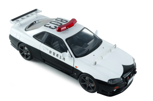 SOL1804317 - NISSAN Skyline GT-R BNR34 der japanischen Polizei von 1999, weiß