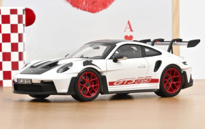 NOREV187373 - PORSCHE 911 GT3 RS „Weissach-Paket“ 2022, Weiß und Pyro-Rot