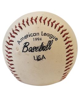 SHELL-002 - Gebraucht – Spielball – 1994 American League Baseball