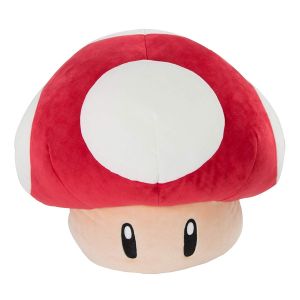 T12955 - MARIO KART Mega Plüsch - Roter und weißer Pilz