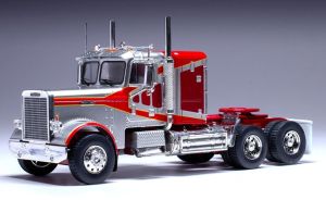 IXOTR200.22 - FREIGHTLINER FLC 120 64 T 6x4 1977 Grau und Rot