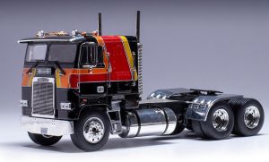 IXOTR215.22 - FREIGHTLINER FLA 6x4 1993 Schwarz und Orange