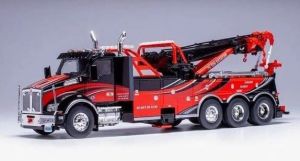 IXOTTR032.22 - KENWORTH T880 Abschleppwagen 2018 Schwarz und Rot