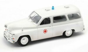 MAGPCWAR202A - WARSZAWA 202A 1959 weißer polnischer Krankenwagen im Blister verkauft