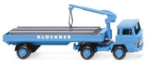 WIK050205 - MAGIRUS 135 D 11 FS 4x2 mit Tieflader und KLÖCKNER Kran