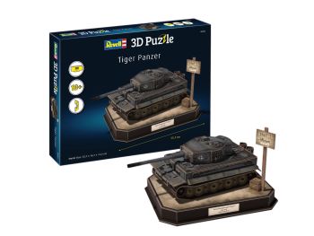 REV00252 - 3D-Puzzle Panzerpanzer TIGER I, 200 Teile