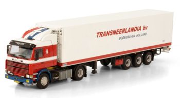 WSI01-3679 - SCANIA 113 Topline 4x2 mit TRANSNEERLANDIA-Kühlauflieger
