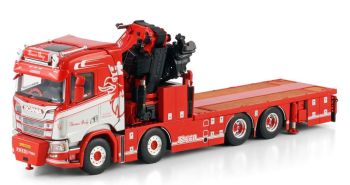 WSI01-4444 - SCANIA R Normal CR20N 8x4 LKW mit FASSI 1100 Kran THOMAS BERG