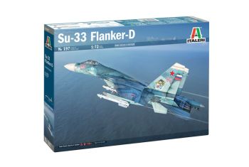 ITA0197 - Jagdflugzeug SUKHOI SU-27D Sea Flanker zum Zusammenbauen und Bemalen