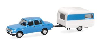 HER028585-002 - WARTBURG 353 1982 Qek-Junior Wohnwagen blau