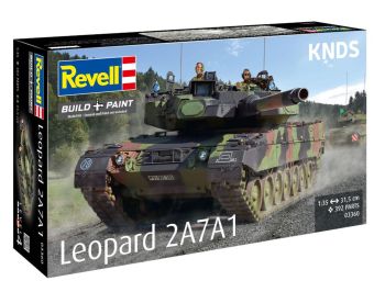 REV03360 - Leopard 2A7A1 Panzer – Bausatz zum Zusammenbauen und Bemalen