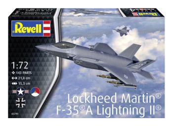 REV03799 - Kampfflugzeug LOCKHEED Martin F-35A Lightning II zum Zusammenbau und Bemalen