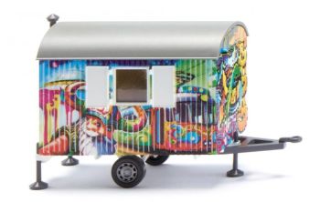 WIK065609 - Wohnwagen auf der Baustelle