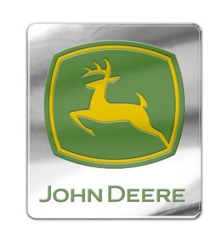 MCWCF0890321 - Graues John Deere Autoemblem