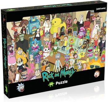 WIN00396 - Rick & Morty - Die Freunde 1000 Teile Puzzle
