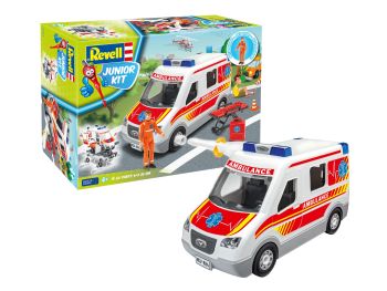 REV00824 - Krankenwagen mit baubarer Minifigur